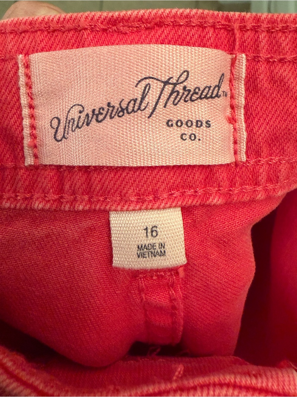 Universal Thread Bright Coral Sailor Shorts